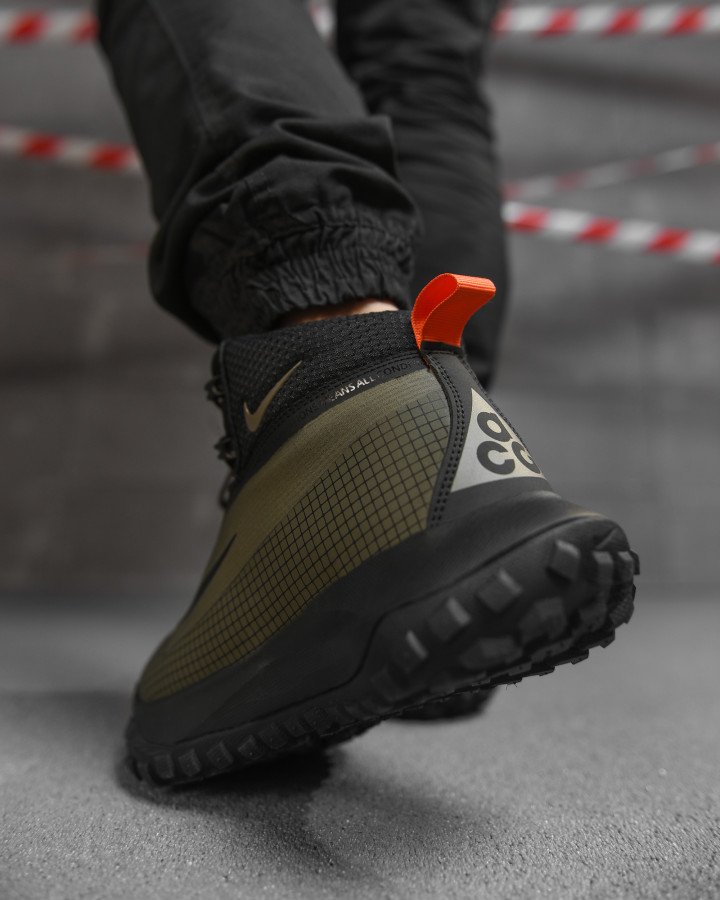 Зимові чоловічі термо кросівки Goretex хакі ВТ4754 - фото 5