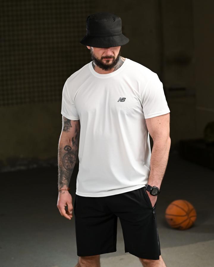 Літній костюм NB black/white РП6256 - фото 6