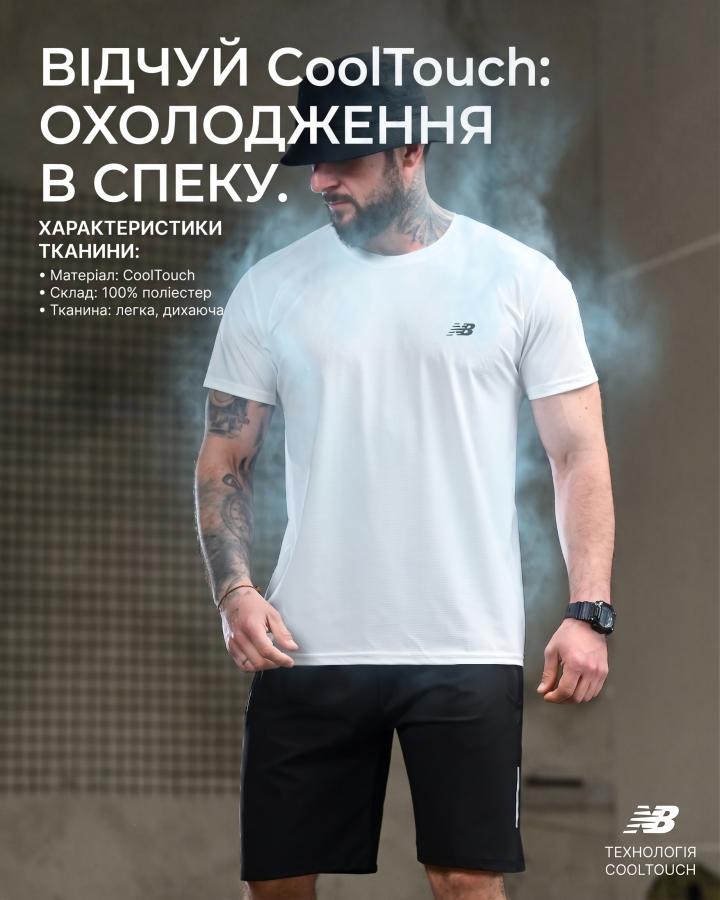 Літній костюм NB black/white РП6256 - фото 8