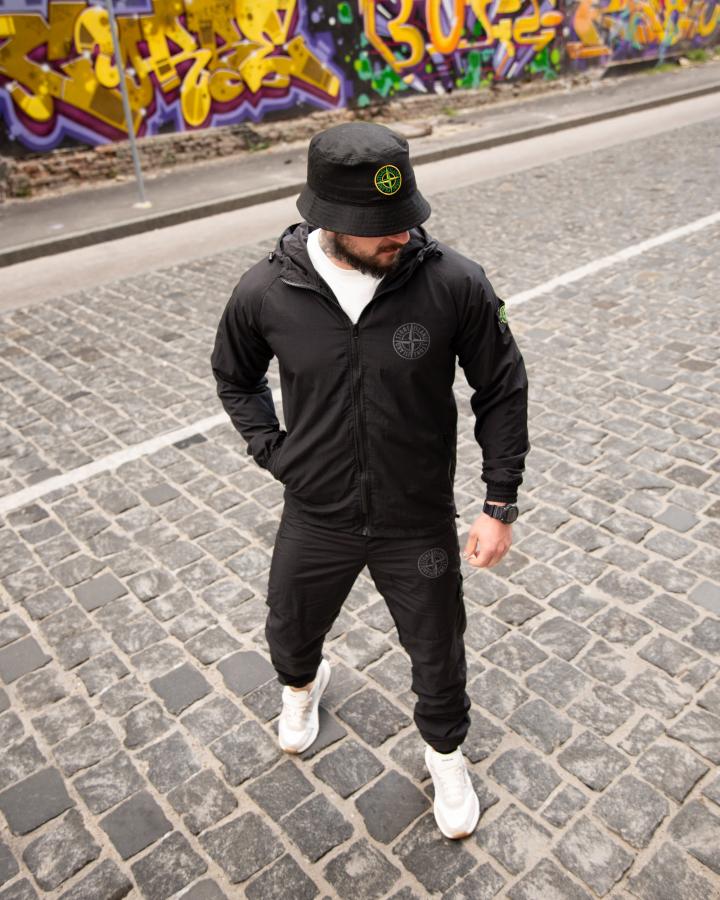 Спортивний костюм SI HOOLIGANS black ВТ4706 - фото 3