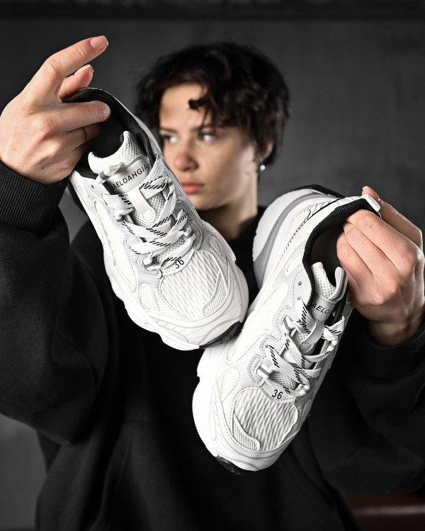 Жіночі кросівки lindover white ДЛ6411 - 10