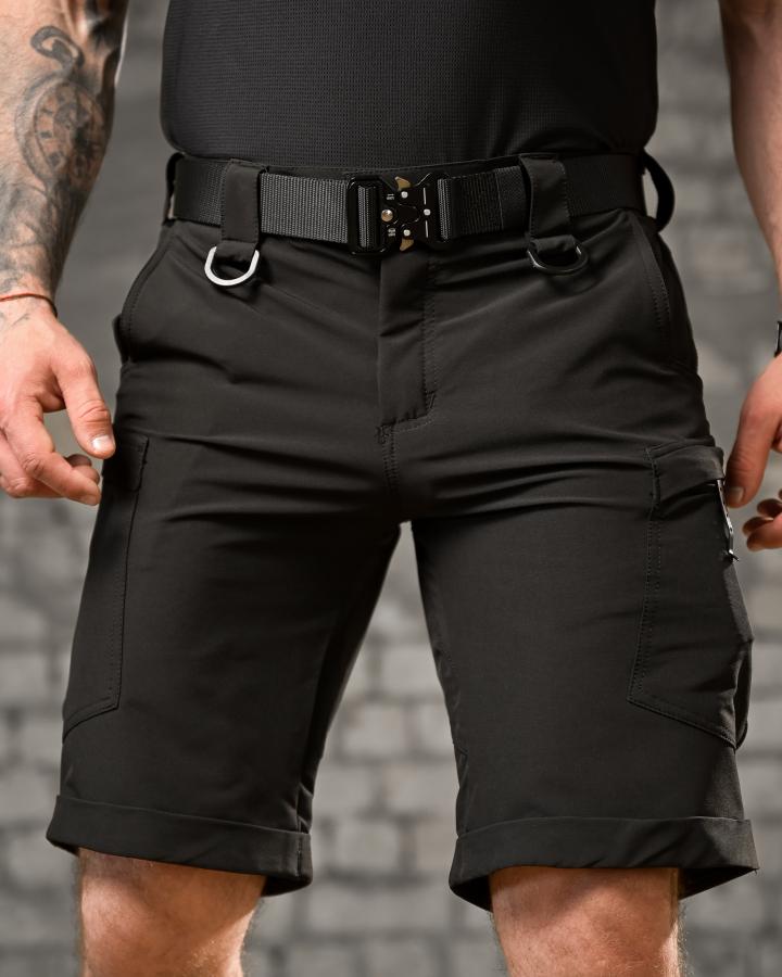 Еластичні тактичні шорти PASIFIC black ВТ4655 - фото 2