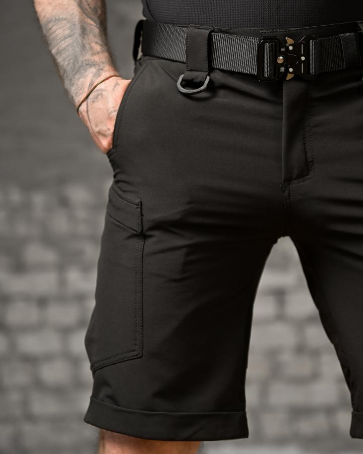 Еластичні тактичні шорти PASIFIC black ВТ4655 - фото 4
