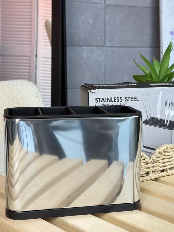 Органайзер для столових приборів на 4 секції Stainless steel ВТ4688 - 4