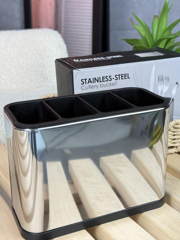 Органайзер для столових приборів на 4 секції Stainless steel ВТ4688 - 5