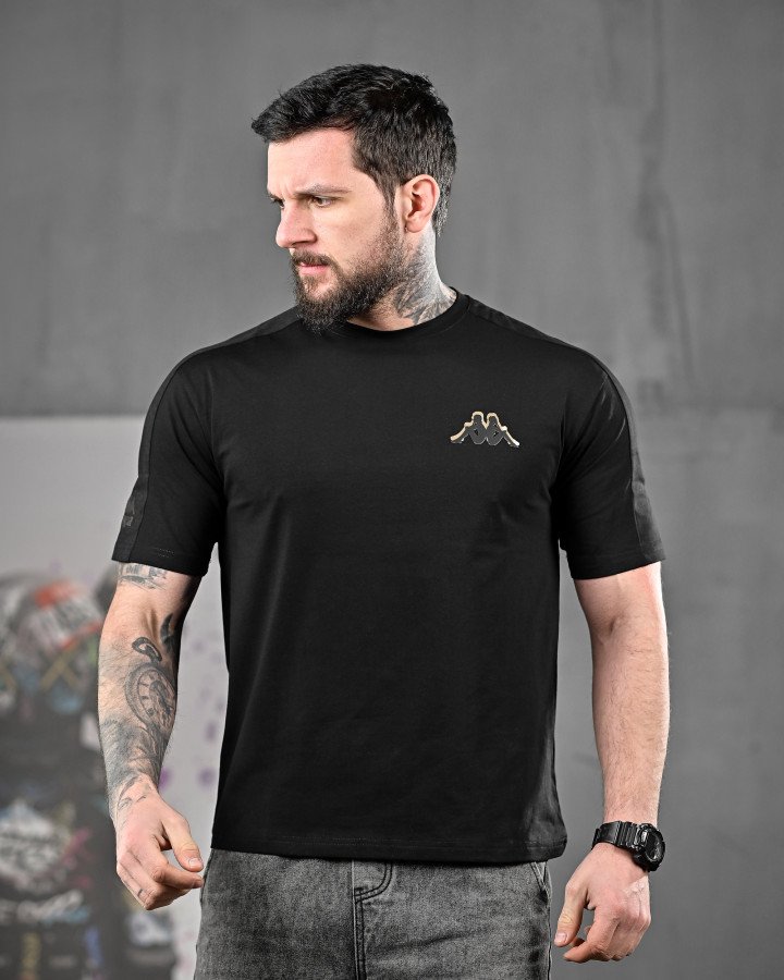 Футболка Kappa black 4 ДЛ6475 - фото 2