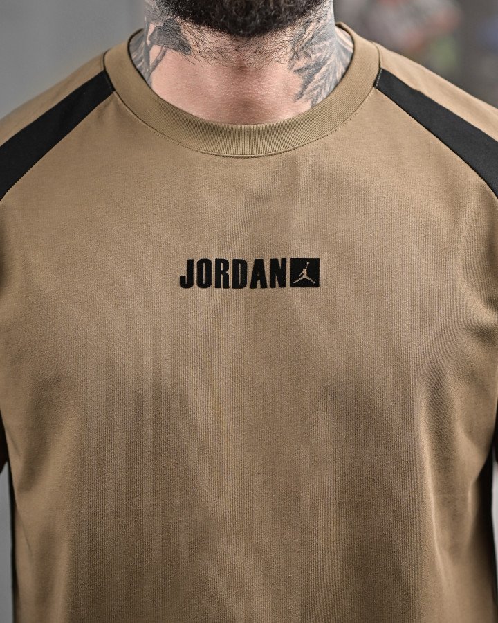 Футболка Jordan dry-fit коричнева 4 ДЛ6483 - фото 5