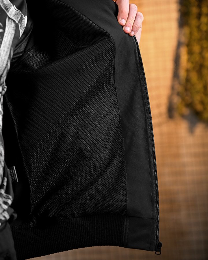 Міська Ветровка Stone island кишеня black 4 ДЛ7035 - фото 2