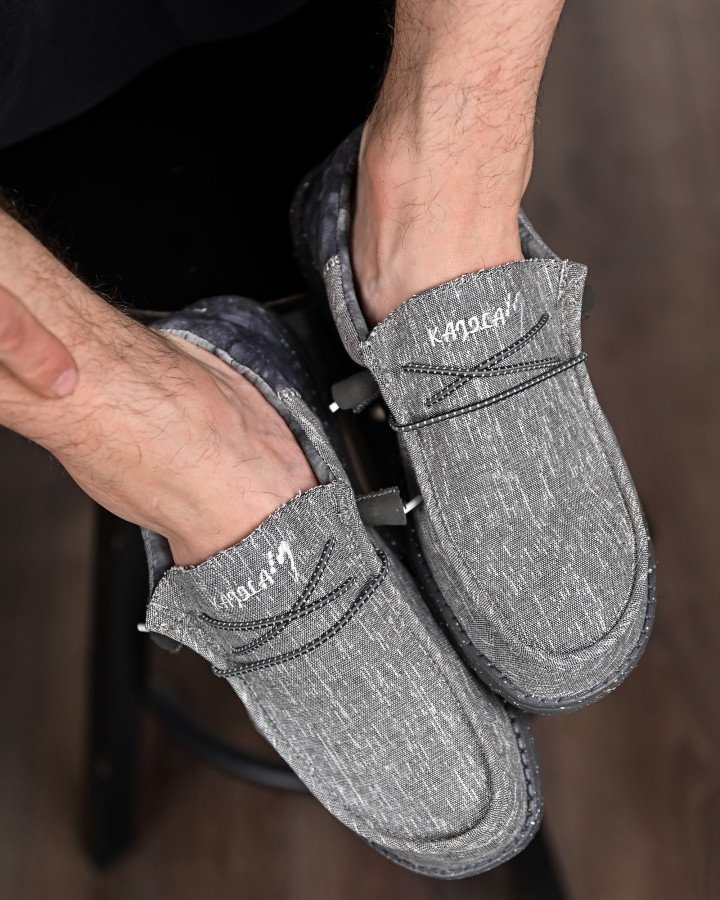 Лофери макосини KASTA grey ДЛ7263 - фото 6