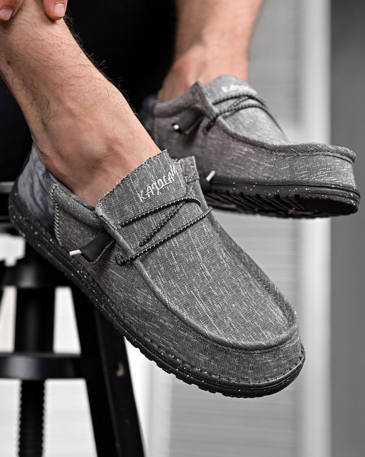 Лофери макосини KASTA grey ДЛ7263 - фото 7