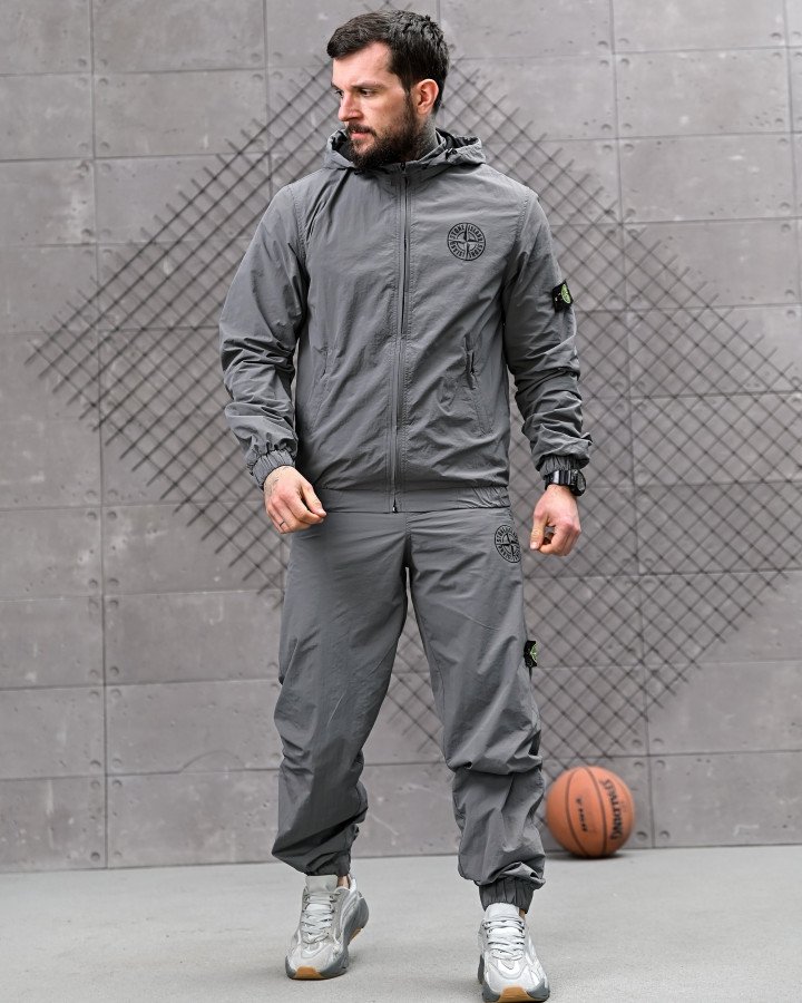 Спортивний костюм Stone Island submariner grey НП4993 - фото 2