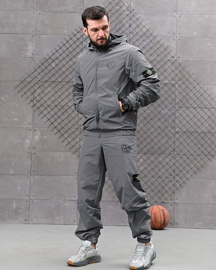 Спортивний костюм Stone Island submariner grey НП4993 - фото 4
