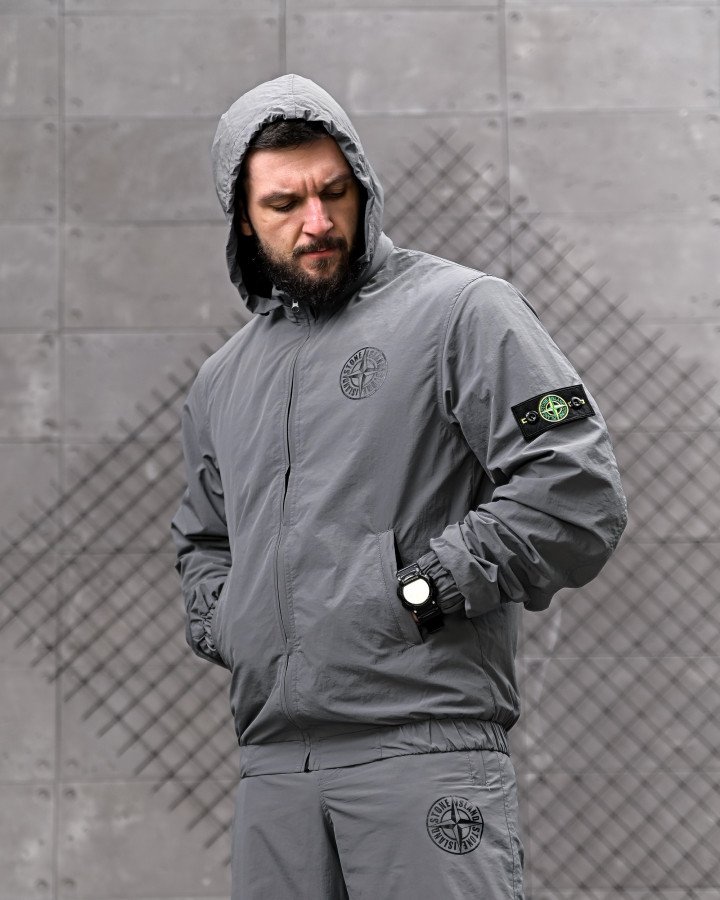 Спортивний костюм Stone Island submariner grey НП4993 - фото 7