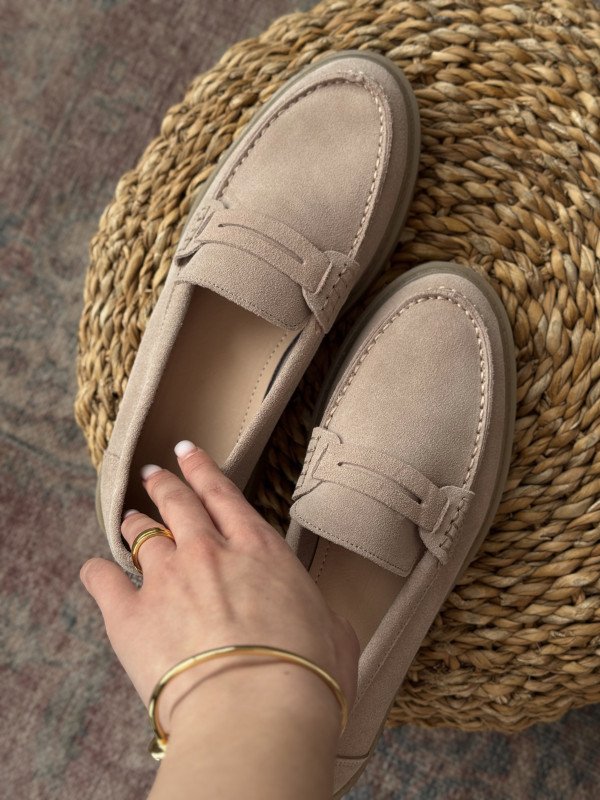 Women's loafers cream DL7295 - 4