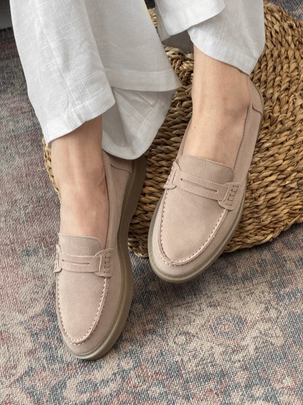 Women's loafers cream DL7295 - 5