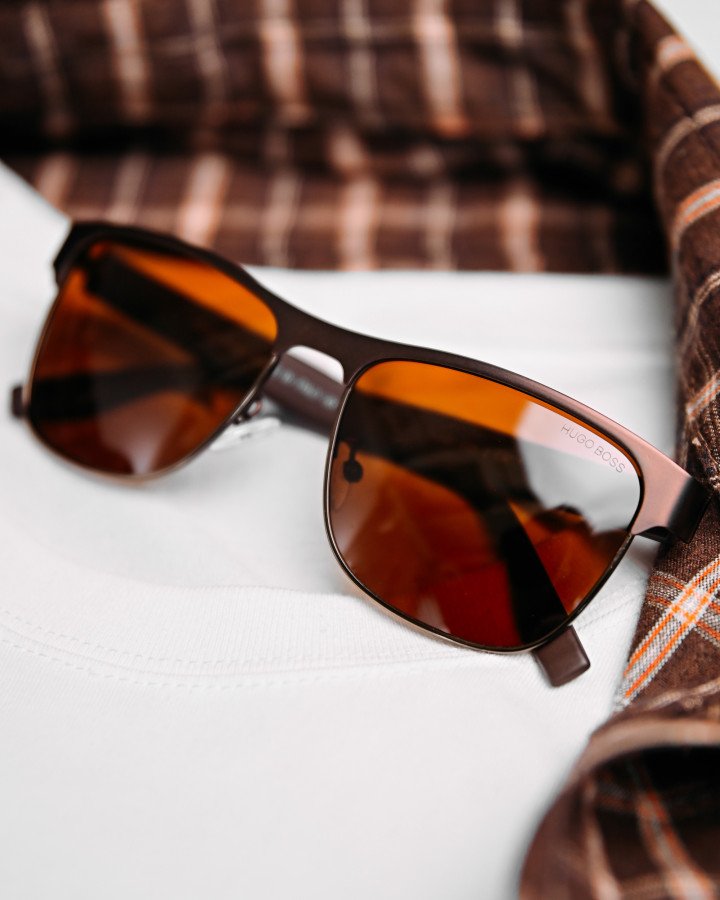 Сонцезахисні окуляри Hugo boss brown 4 ДЛ7370 - фото 6