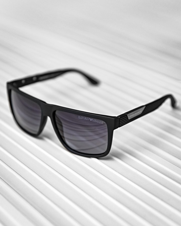 Сонцезахисні окуляри Armani black 4 ДЛ7375 - фото 7