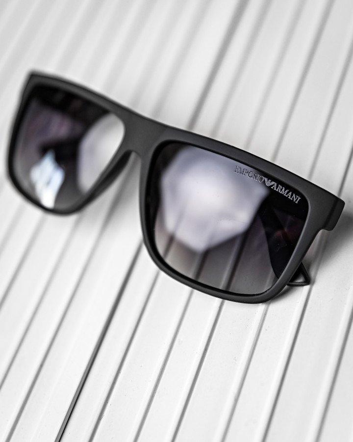 Сонцезахисні окуляри Armani black 4 ДЛ7375 - фото 8