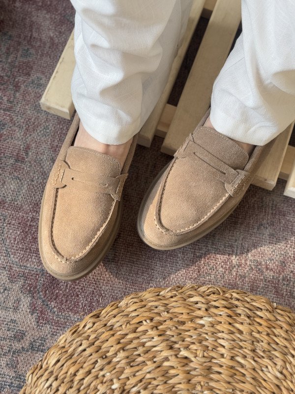 Women's loafers cream DL7295 - 7