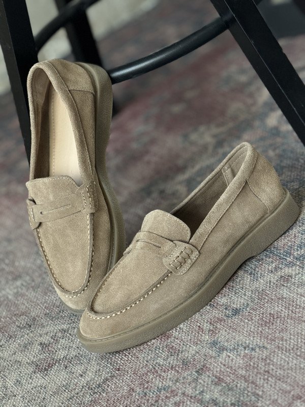 Women's loafers cream DL7295 - 8