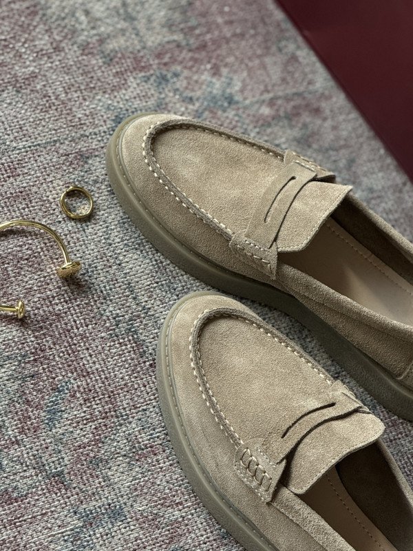 Women's loafers cream DL7295 - 9