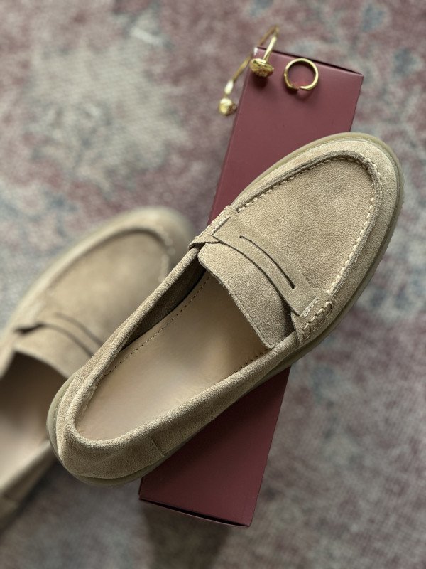 Women's loafers cream DL7295 - 10