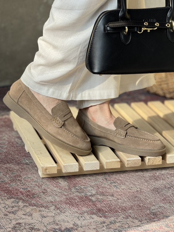Women's loafers cream DL7295 - 11