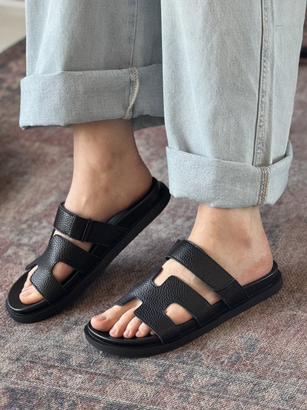 Жіночі тапки Herni black ДЛ7289 - 11