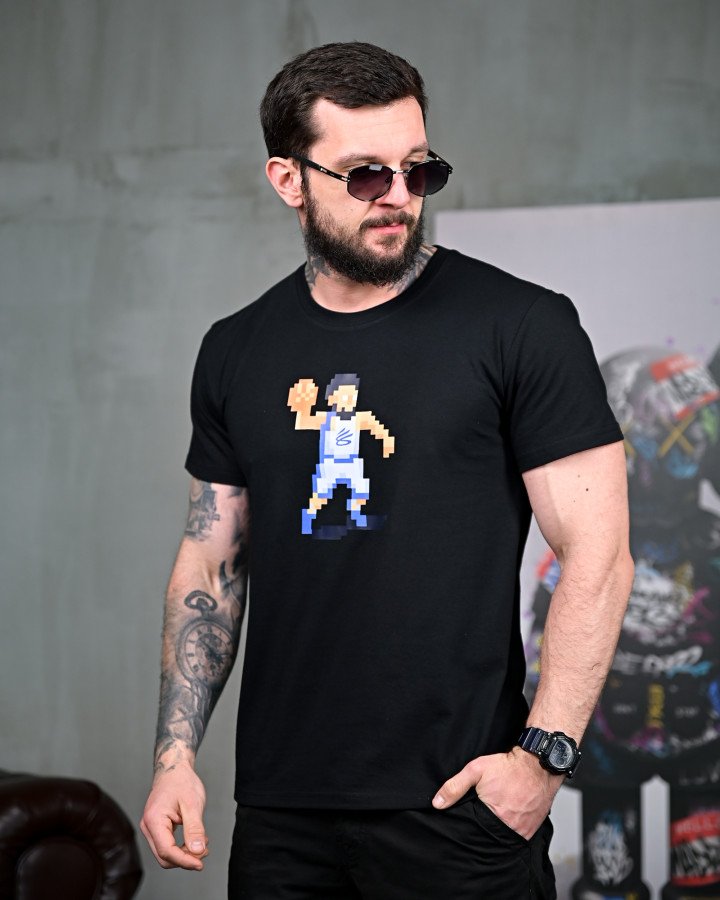 Футболка Pixel black ПП7520 - фото 2