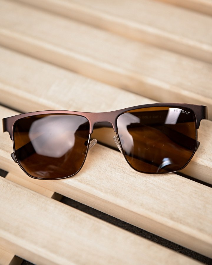 чоловічі Окуляри Prada brown 4 ДЛ7371