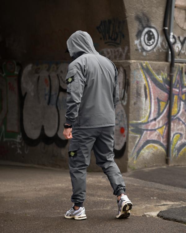 Спортивний костюм анорак Si KLAN grey ВТ4663 - 4