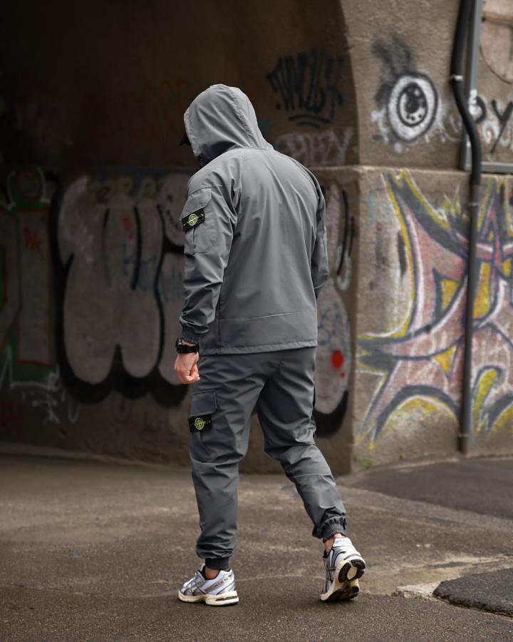 Спортивний костюм анорак Si KLAN grey ВТ4663 - фото 3