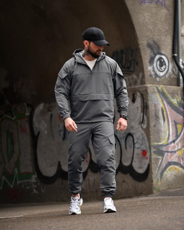 Спортивний костюм анорак Si KLAN grey ВТ4663 - 6