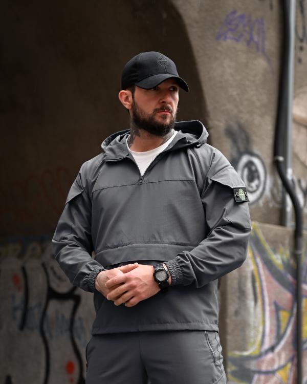 Спортивний костюм анорак Si KLAN grey ВТ4663 - 7