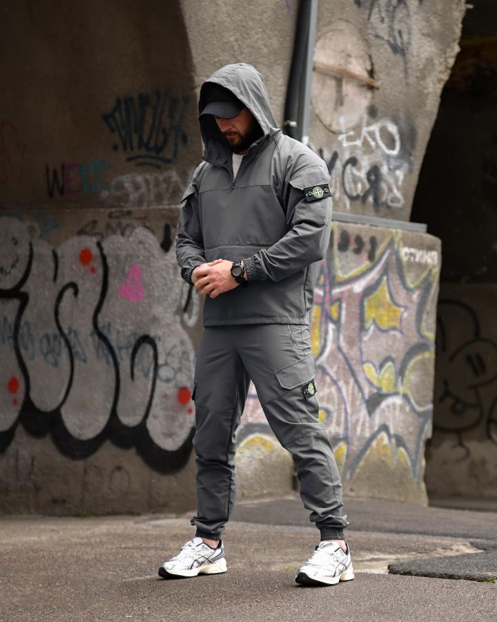 Спортивний костюм анорак Si KLAN grey ВТ4663