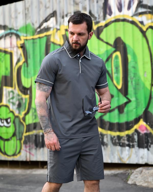 Літній комплект Audsa Polo grey РГ6181 - 5