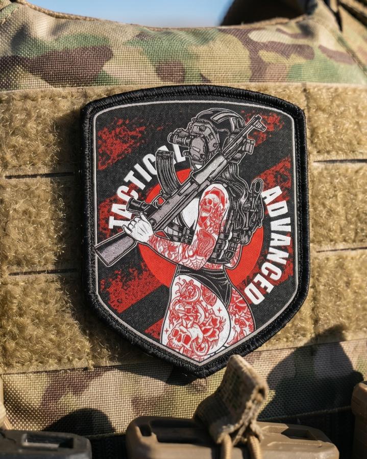 Шеврон патч gerl на липучці Velcro шеврон на одяг нашивка на липучці патч Velcro