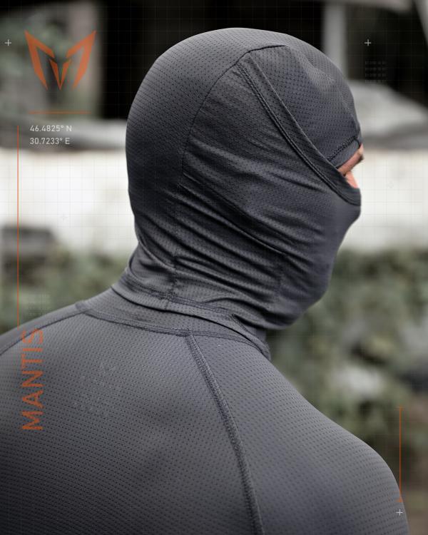 Тактичний лонгслів з балаклавою MANTIS® Phantom LS Combat Shirt - Wolf Grey - 8