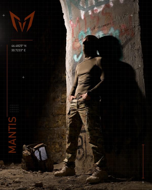Тактичний лонгслів з балаклавою MANTIS® Phantom LS Combat Shirt - Olive - 4
