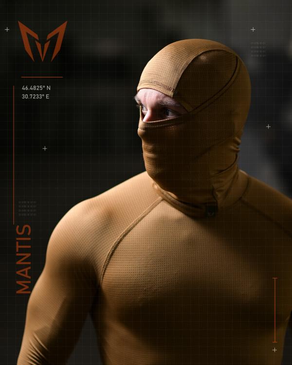 Тактичний лонгслів з балаклавою MANTIS® Phantom LS Combat Shirt - Coyote - 8
