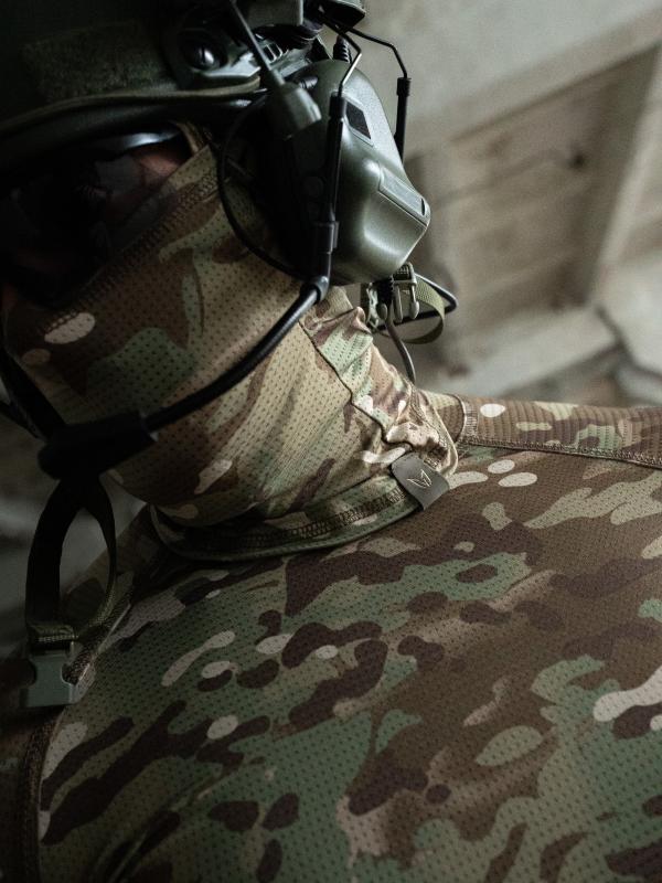 Тактичний лонгслів з балаклавою MANTIS® Phantom LS Combat Shirt - Multicam - 4