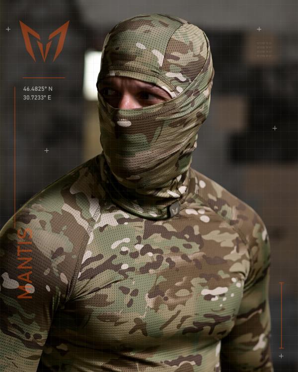 Тактичний лонгслів з балаклавою MANTIS® Phantom LS Combat Shirt - Multicam - 7