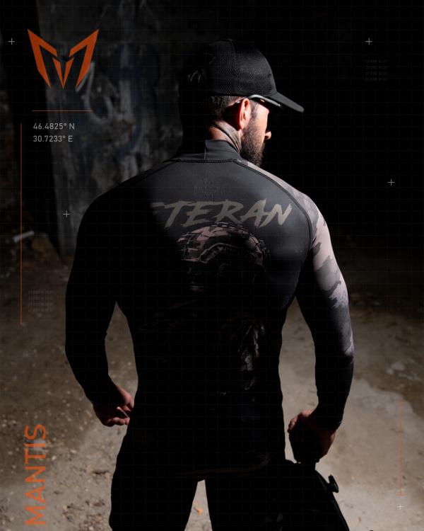 Тактичний рашгард MANTIS® Veteran LS — black - 6
