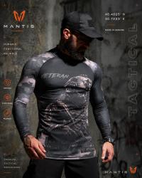 Тактичний рашгард MANTIS® Veteran LS — black
