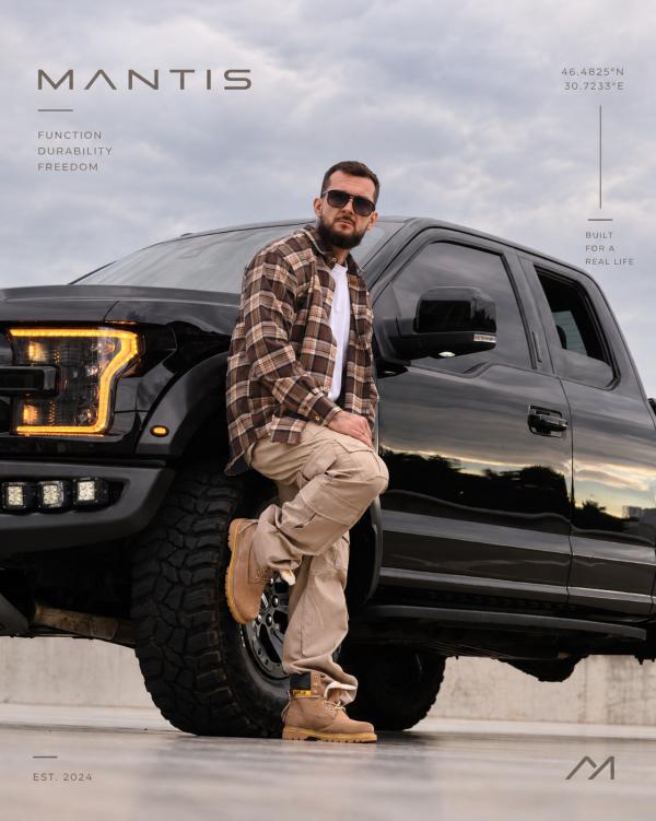 Карго штани MANTIS® WORKMAN CARGO - Deep Olive - 4